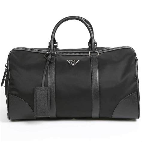 mens prada weekender bag|Prada luggage bag.